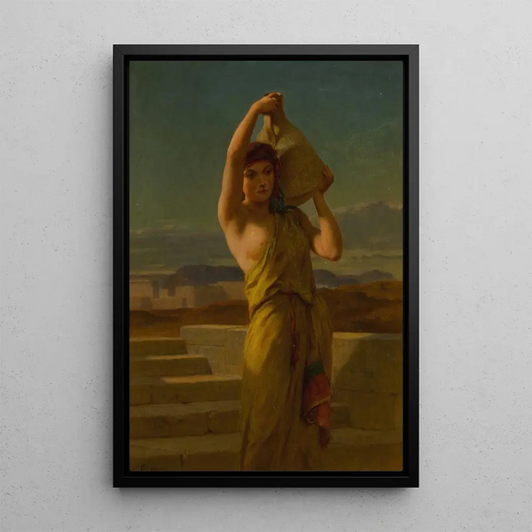 Rachel - Frederick Goodall — framed artwork on a wall