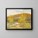 Autumn Painting - Frederick John Mulhaupt — framed artwork on a wall