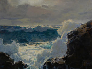 Vagues brisées - Frederick Judd Waugh — artwork view