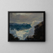 Vagues brisées - Frederick Judd Waugh — framed artwork on a wall