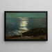 Moonlight on the Sea - Frederick Judd Waugh — framed artwork on a wall
