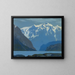 His Desolation of the Northwest, British Columbia - Frederick Judd Waugh — framed artwork on a wall