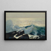 Rocky Coast and Sea Painting - Frederick Judd Waugh — framed artwork on a wall