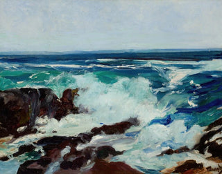Surf and spray painting - Frederick Judd Waugh — artwork view