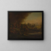 Battle of Cowpens - Frederick Kemmelmeyer — framed artwork on a wall
