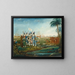 First Arrival of Christopher Columbus - Frederick Kemmelmeyer — framed artwork on a wall