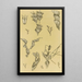 Bryozoaires XII - Frederick McCoy — framed artwork on a wall
