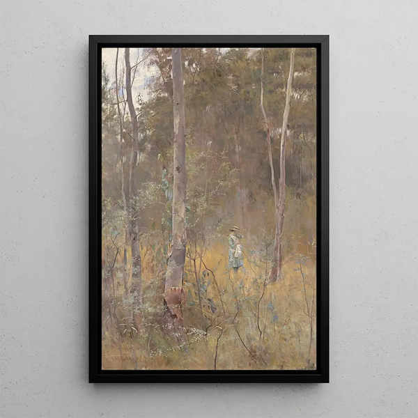 Lost Painting - Frederick McCubbin — framed artwork on a wall