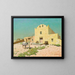 Lagoon Pueblo - Frederick Melville Du Mond — framed artwork on a wall