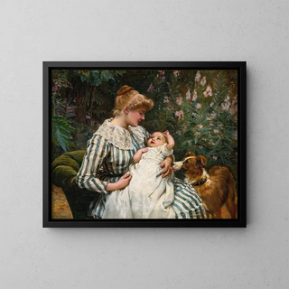 Friendly Reminder - Frederick Morgan — framed artwork on a wall