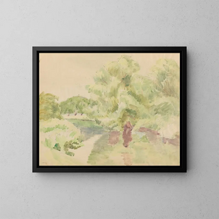 Sketchbook Painting 4 - Frederick Porter — framed artwork on a wall
