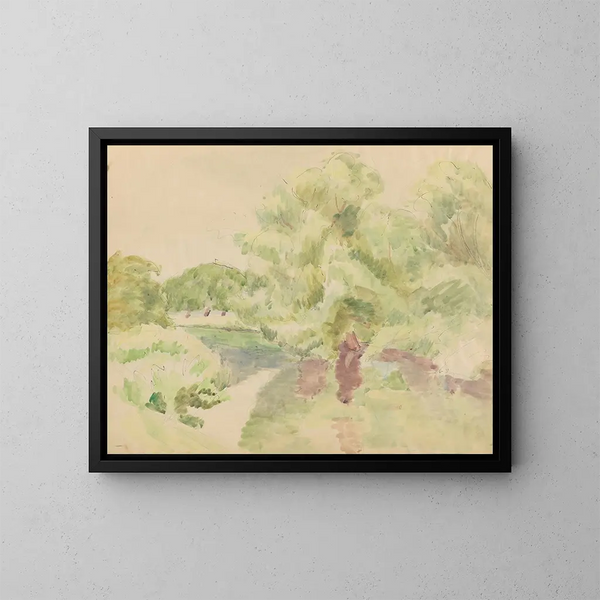 Sketchbook Painting 4 - Frederick Porter — framed artwork on a wall