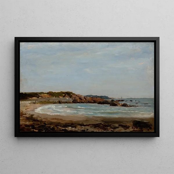 Côte de la Nouvelle-Angleterre - Frederick Porter Vinton — framed artwork on a wall