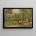 Rittenhouse Square Painting - Frederick R. Wagner — framed artwork on a wall