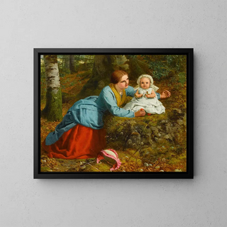 Happy Hours - Frederick Richard Pickersgill — framed artwork on a wall