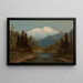 Mont Shasta, California - Frederick Schafer — framed artwork on a wall