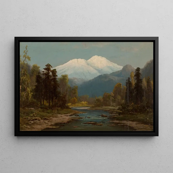 Mont Shasta, California - Frederick Schafer — framed artwork on a wall
