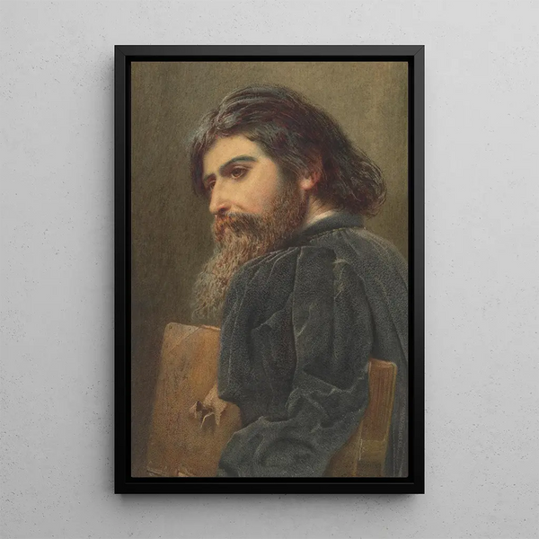 The Librarian - Frederick Smallfield — framed artwork on a wall