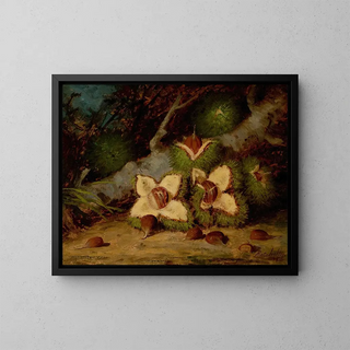 Chestnuts - Frederick Stone Batcheller — framed artwork on a wall