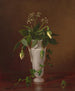 Myosotis and roses in a vase - Frederick Stone Batcheller — artwork view