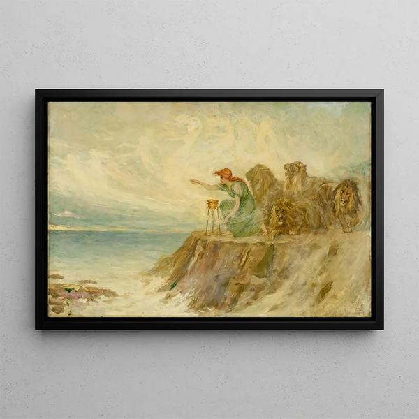 Circé - Frederick Stuart Church — framed artwork on a wall