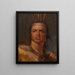 Edwin Forrest in the role of Metamora - Frederick Styles Agate — framed artwork on a wall