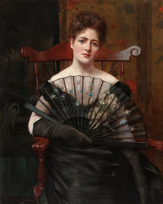 Frederick Warren Freer - Portrait of the Artists Wife Margaret Cecilia Keenan.webp