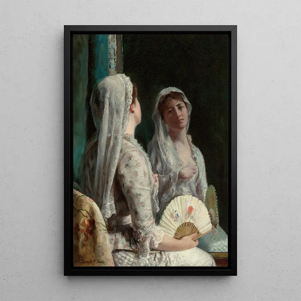 The Old Sailor - Frederick Warren Freer — framed artwork on a wall