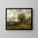 A Lock on the Stour - Frederick Waters Watts — framed artwork on a wall