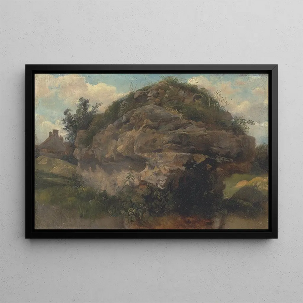 Rocky Hill - Frederick Waters Watts — framed artwork on a wall