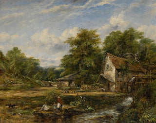 The Water Mill - Frederick Waters Watts — artwork view