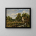 The Water Mill - Frederick Waters Watts — framed artwork on a wall