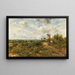 View of Hampstead Heath - Frederick Waters Watts — framed artwork on a wall