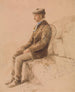 L'homme avec une gaffe - Frederick William Hulme — artwork view
