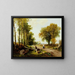 The Sunday Morning Walk - Frederick William Hulme — framed artwork on a wall