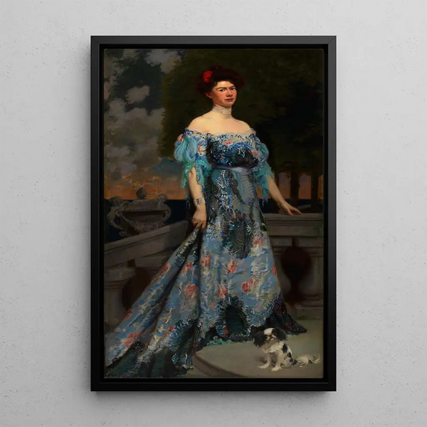 Mademoiselle Anne Mills Archbold - Frederick William MacMonnies — framed artwork on a wall