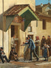 Les pauvres sont nourris à l'extérieur du monastère de San Bonaventura sur la colline du Palatin - Frederik Christian Lund — artwork view