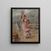 A Windy Day - Frederik Hendrik Kaemmerer — framed artwork on a wall