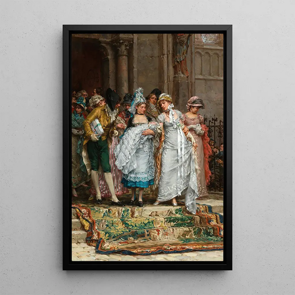 The Baptism - Frederik Hendrik Kaemmerer — framed artwork on a wall