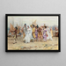 The Wedding Procession - Frederik Hendrik Kaemmerer — framed artwork on a wall