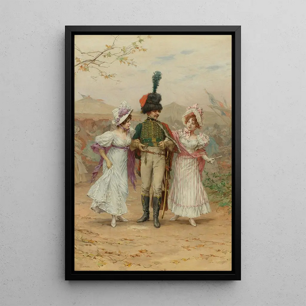 Two Strings on His Bow - Frederik Hendrik Kaemmerer — framed artwork on a wall