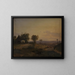 View of the district near Segeberg, Germany - Frederik Rohde — framed artwork on a wall