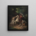 Count Otto of Oldenburg with the Oldenburg horn - Frederik Storch — framed artwork on a wall
