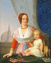 Mother and Child at a Table with a Doctor - Frederik Storch — artwork view