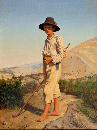 Frederik Vermehren - An Italian shepherd boy.webp