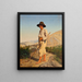 A Young Italian Shepherd - Frederik Vermehren — framed artwork on a wall