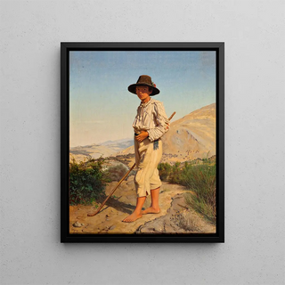 Frederik Vermehren - An Italian shepherd boy.webp