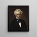 Portrait of Alfred Hage - Frederik Vermehren — framed artwork on a wall