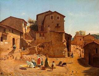 Rue à Gerano dans les collines sabines - Frederik Vermehren — artwork view