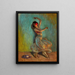 a Flamenco dancer - Frederik Vezin — framed artwork on a wall